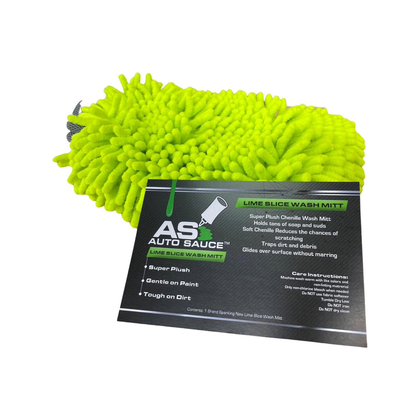 Lime Slice Wash Mitt